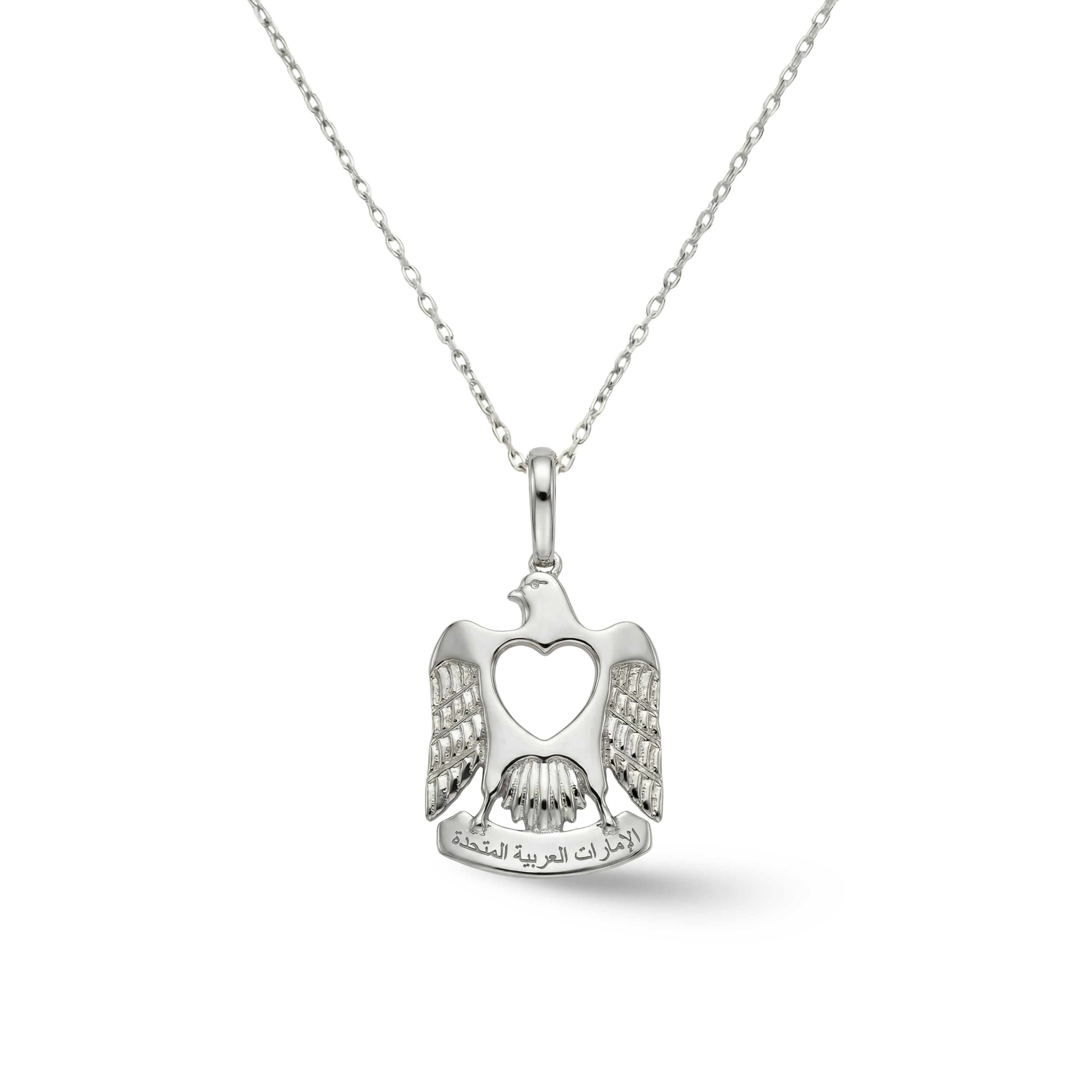 UAE Falcon Enamel Necklace