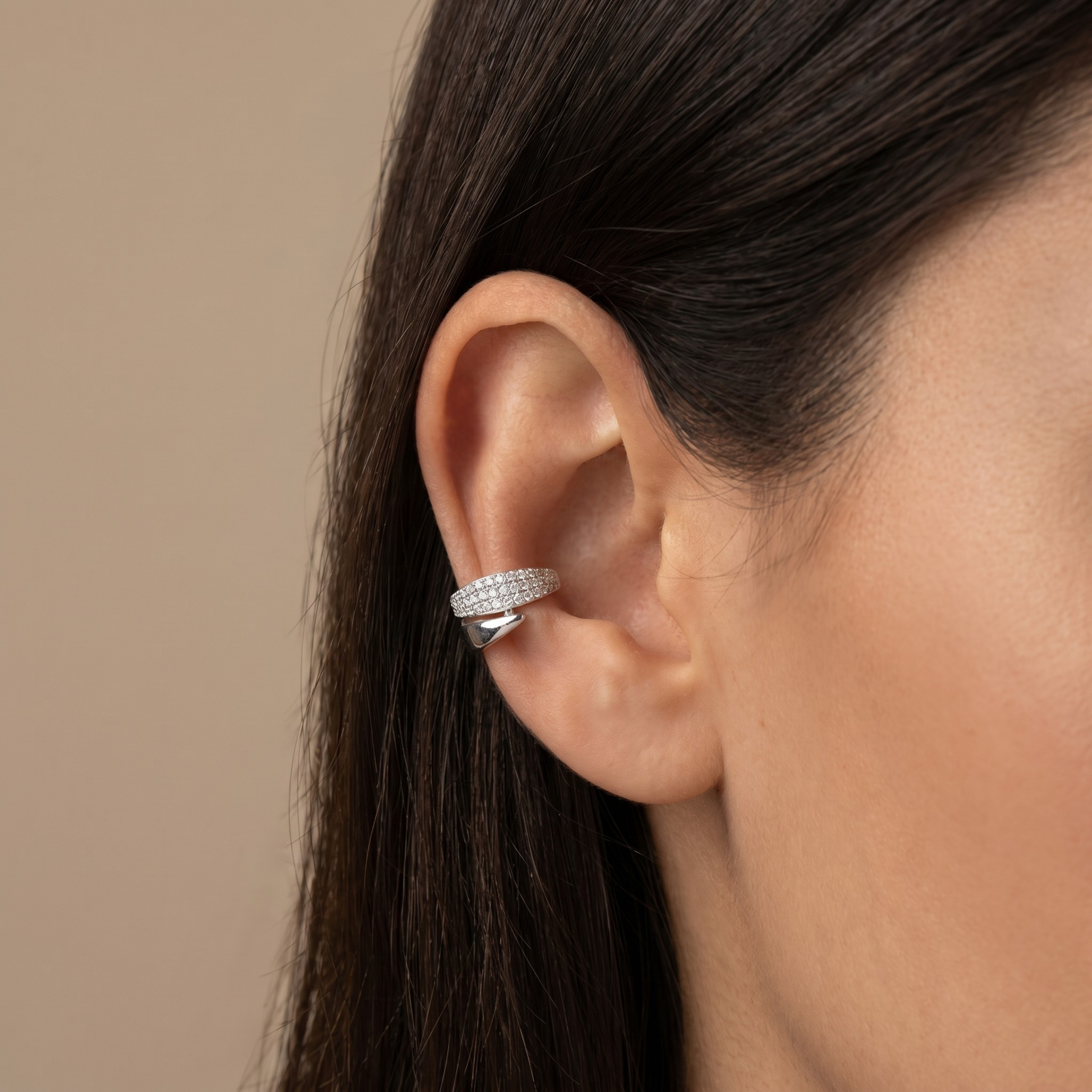 Amara Claw Diamond Ear Cuff