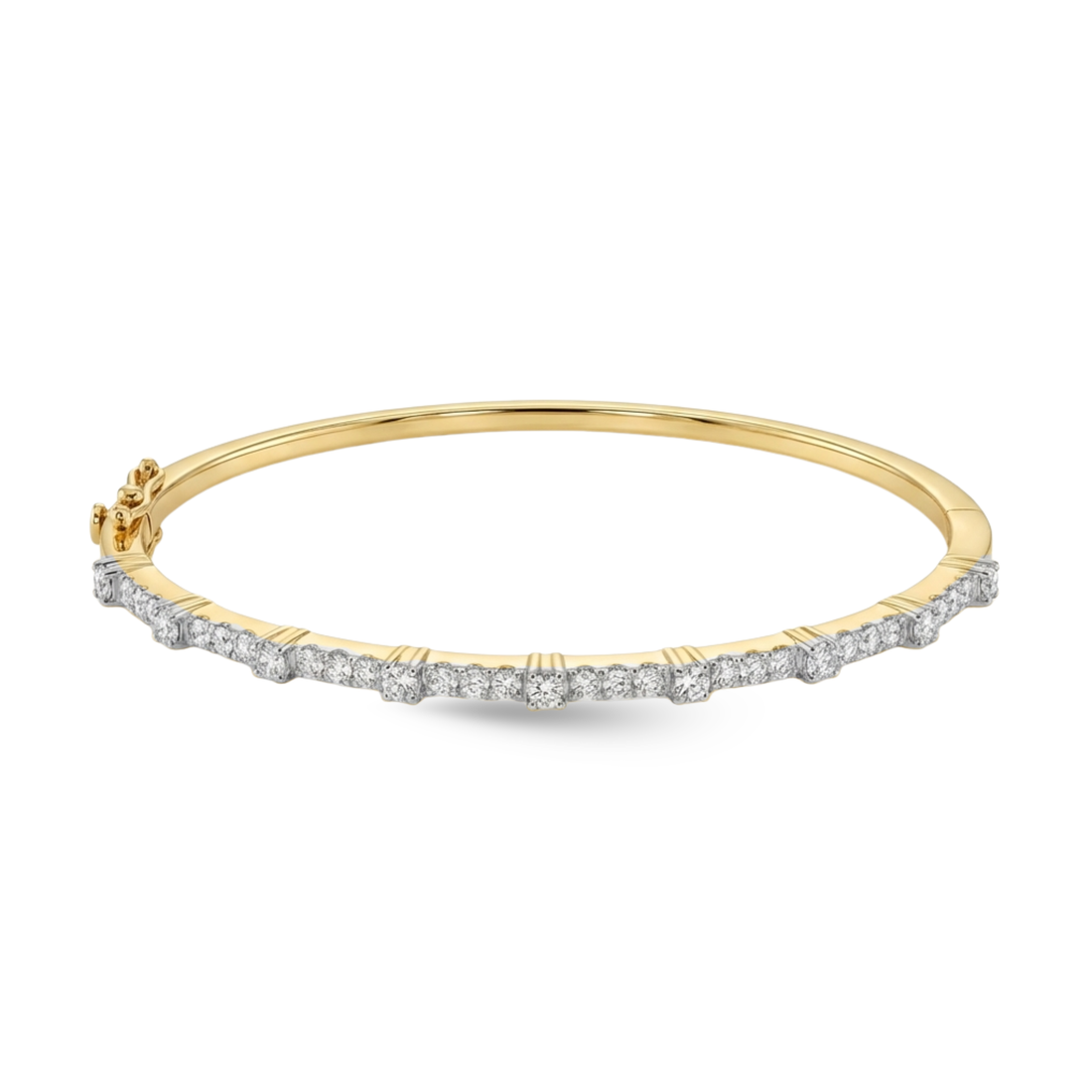 Eternity Diamond and Precious Stone Bangle