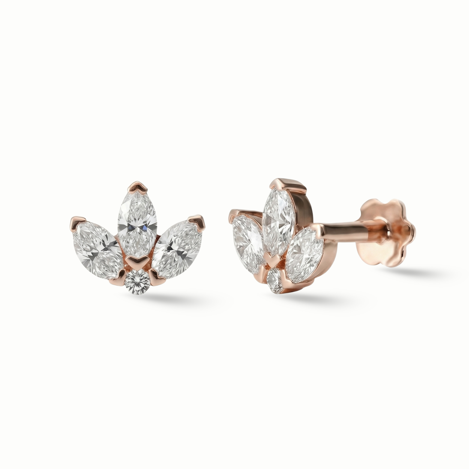 Timeless essentials Marquise Ear Studs
