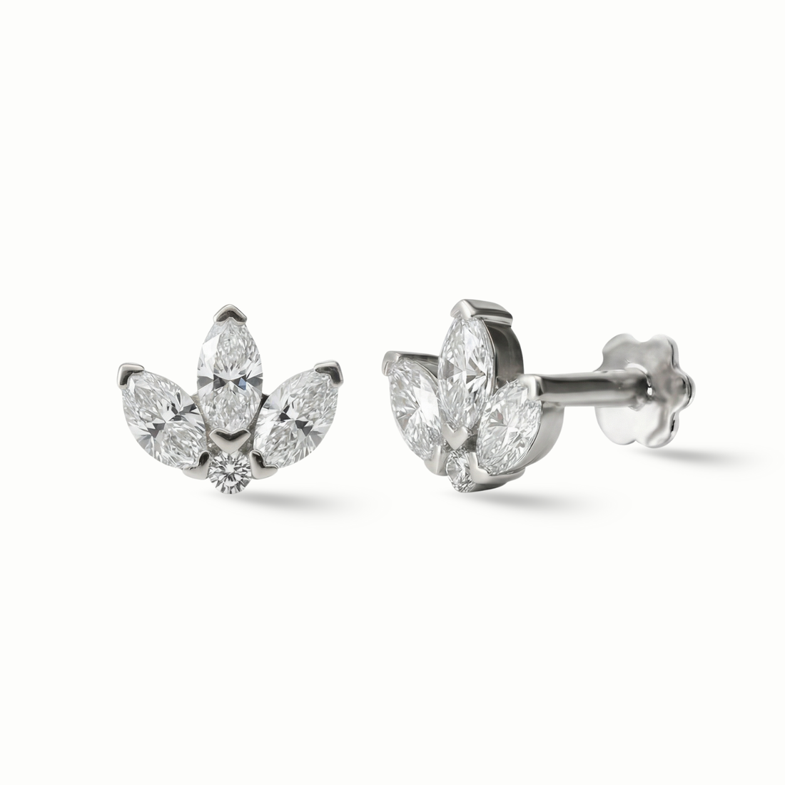 Timeless essentials Marquise Ear Studs