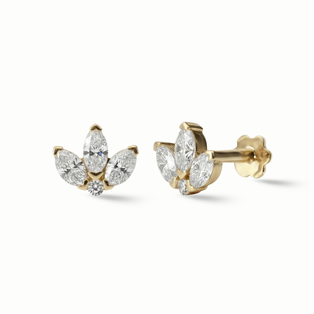 Timeless essentials Marquise Ear Studs