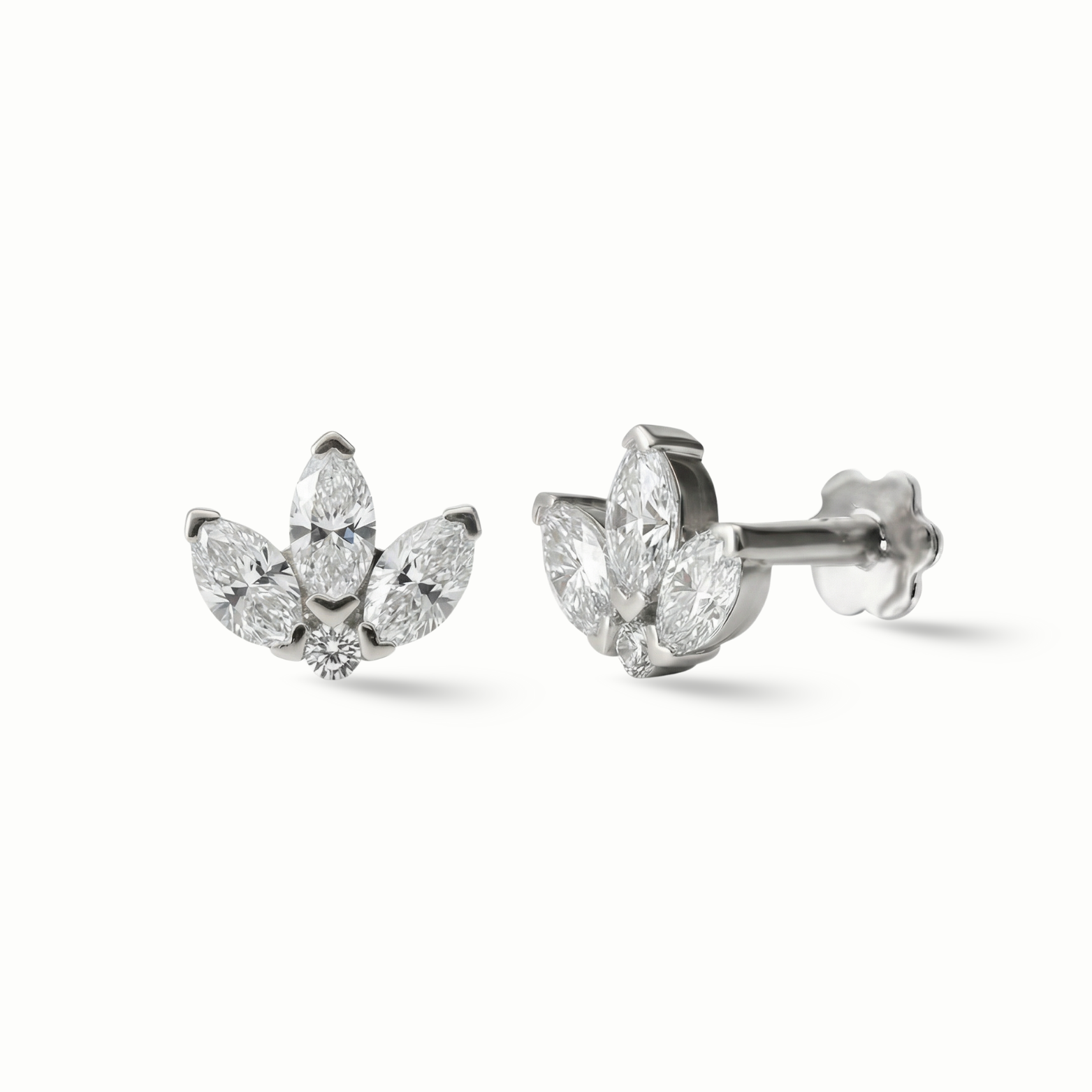 Timeless essentials Marquise Ear Studs