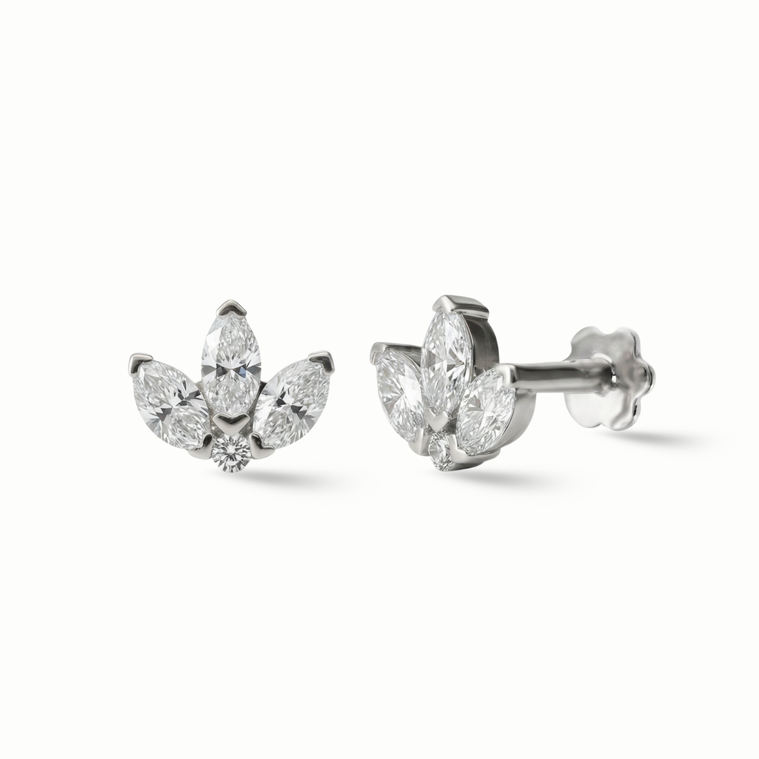 Timeless essentials Marquise Ear Studs