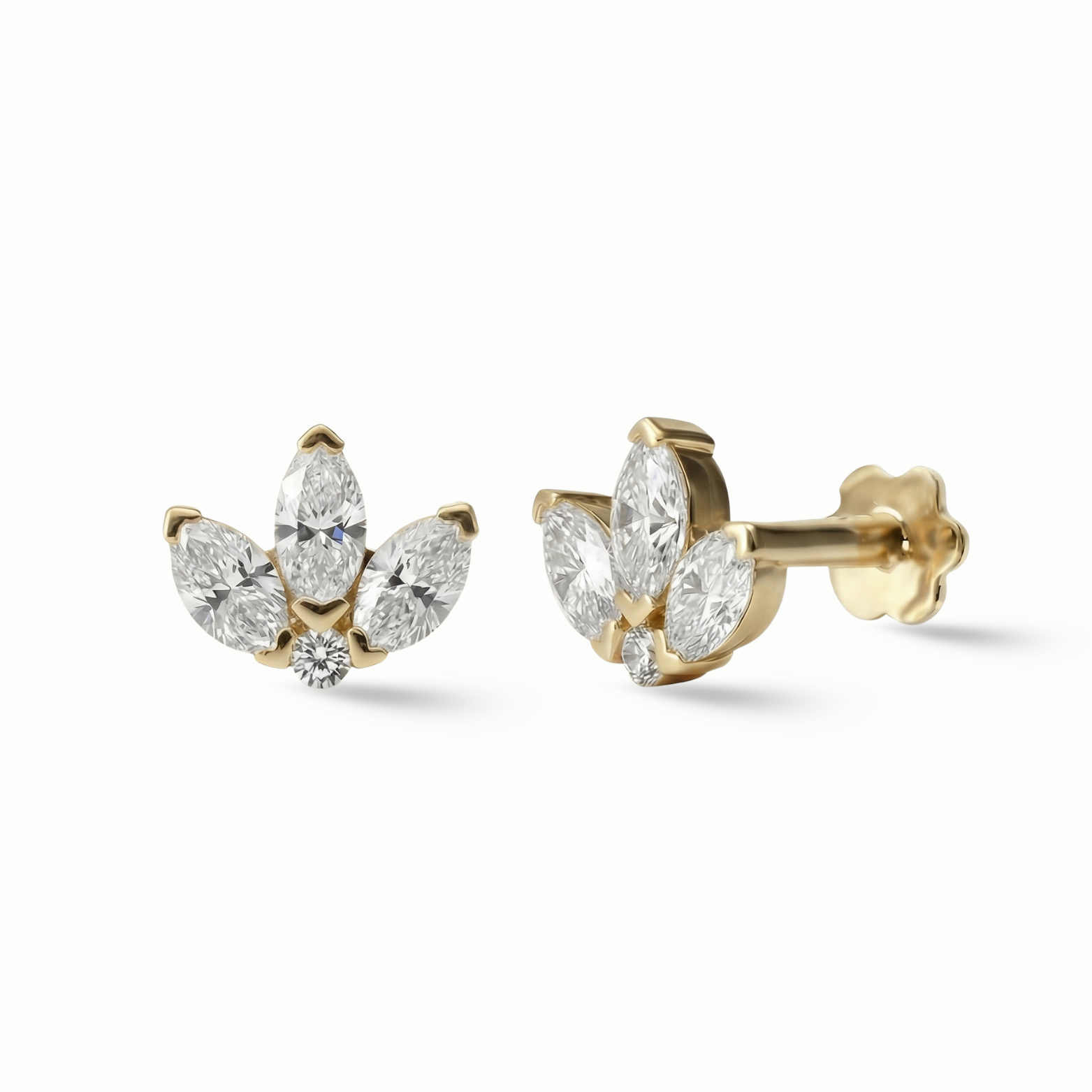 Timeless essentials Marquise Ear Studs