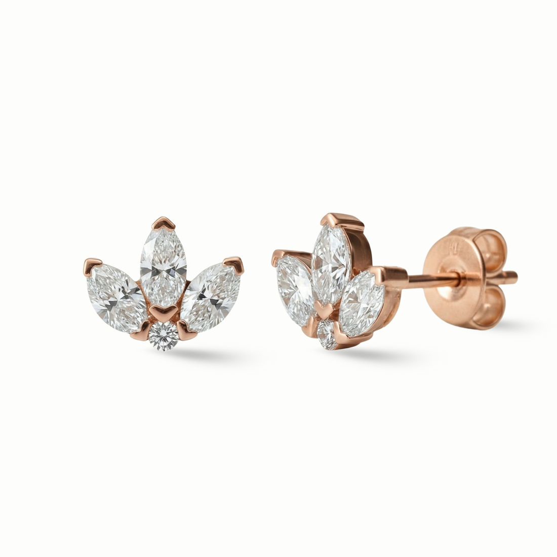 Timeless essentials Marquise Ear Studs