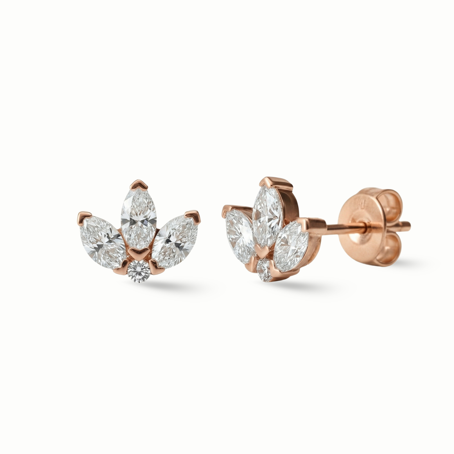 Timeless essentials Marquise Ear Studs