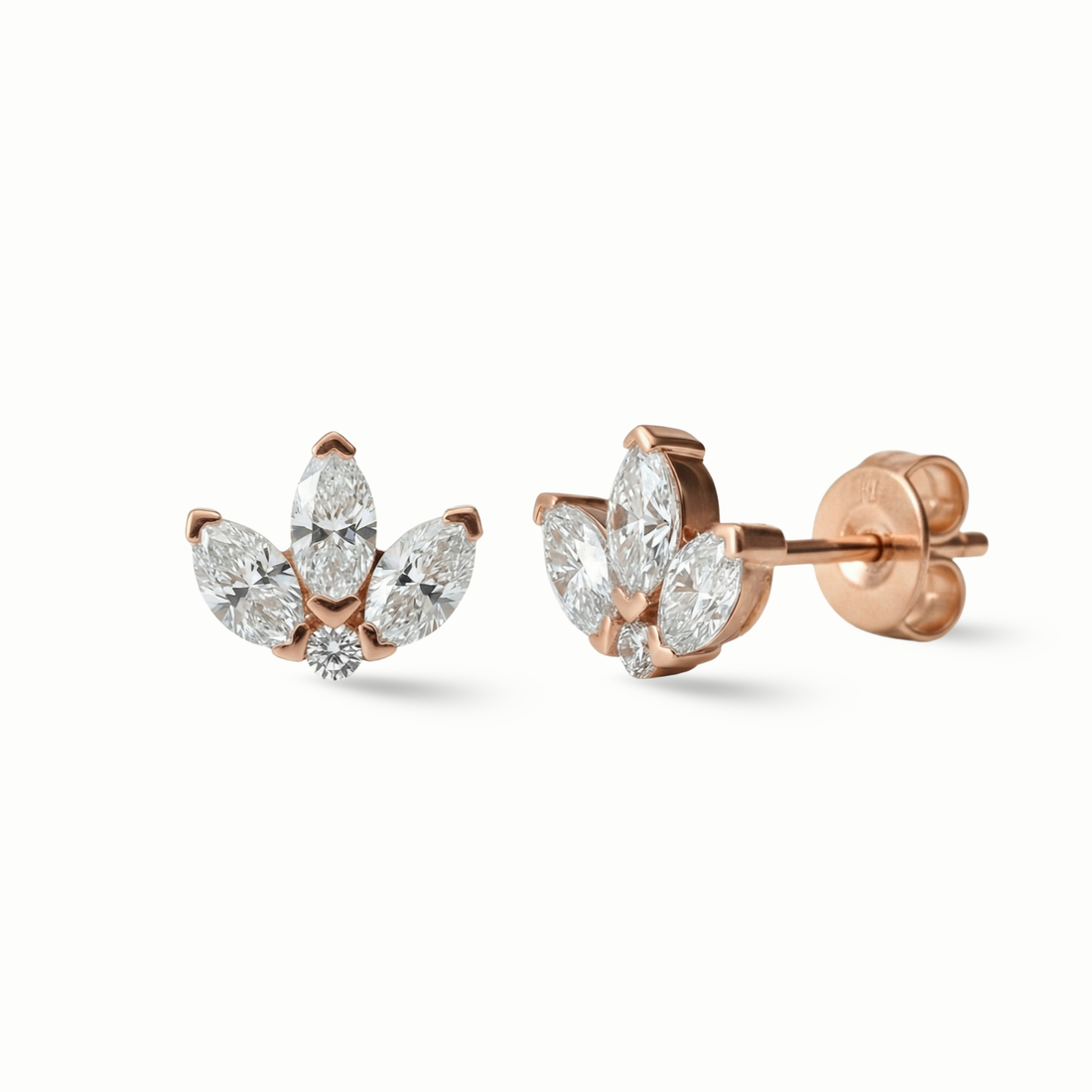 Timeless essentials Marquise Ear Studs
