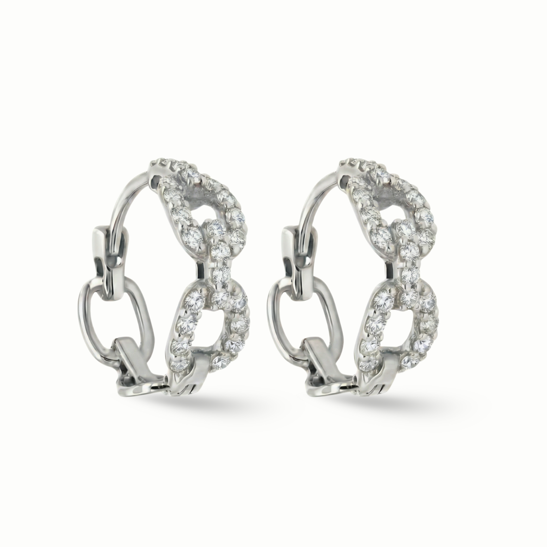 Timeless essentials Statement 3 Style Diamond Huggies