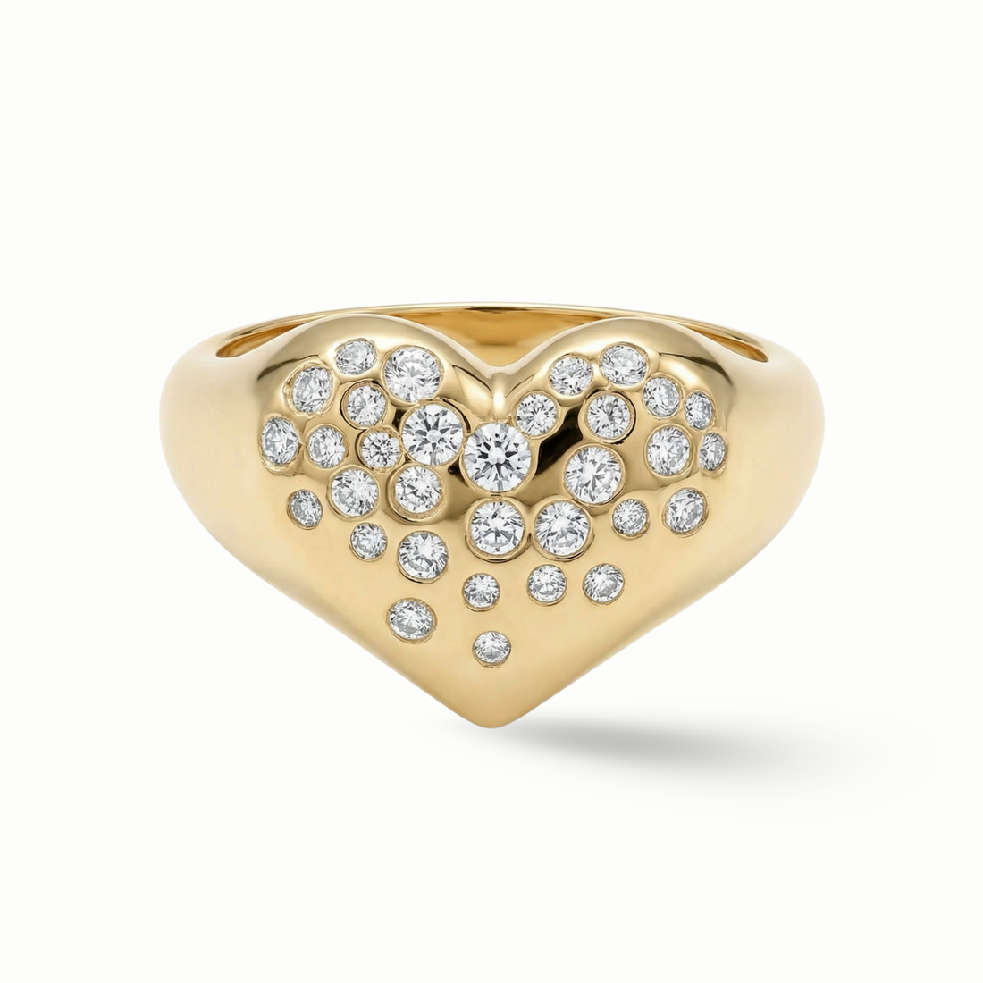 Luxury edit Dazzle Heart Ring