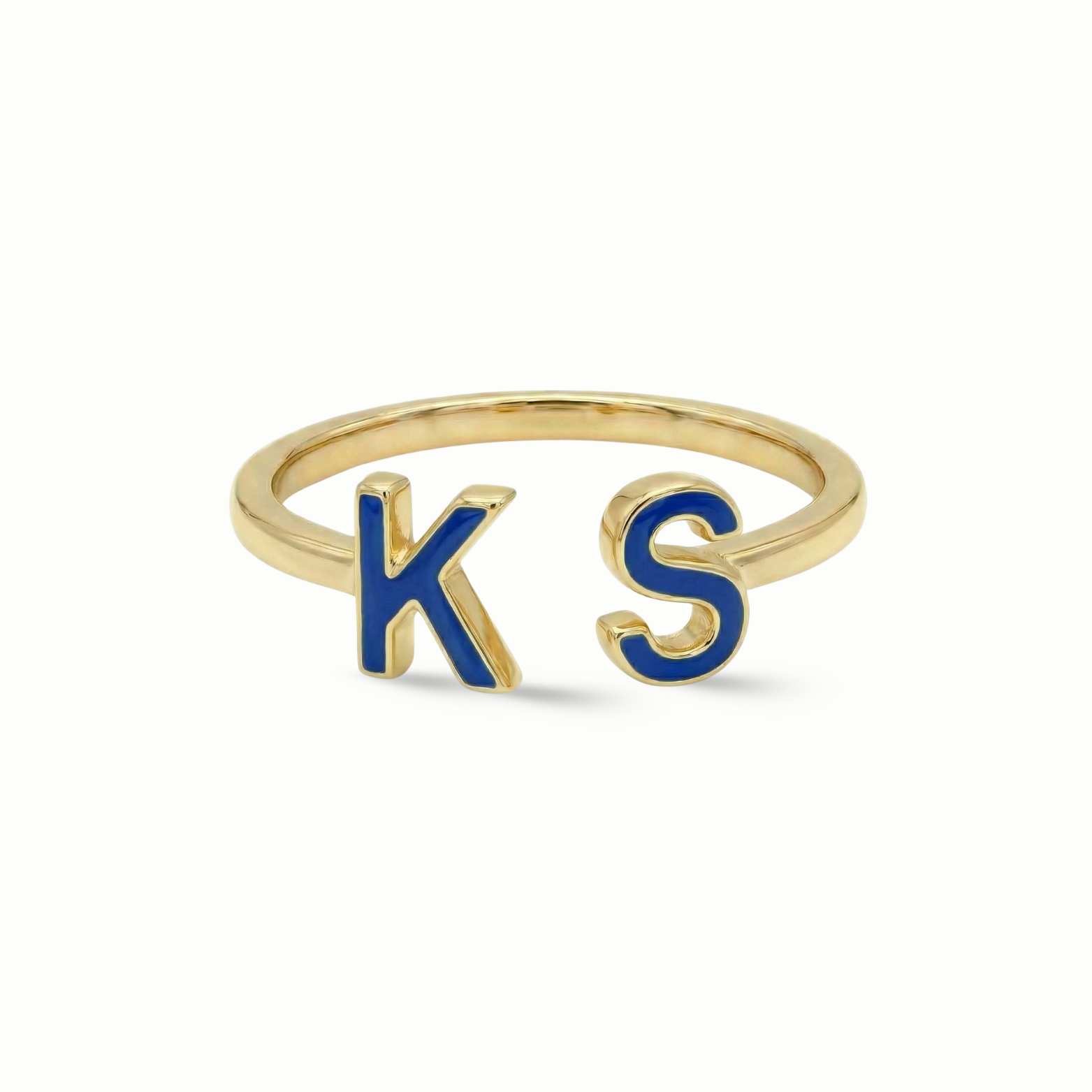 Amara Two Alphabets Ring
