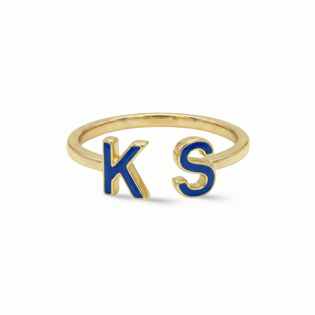 Amara Two Alphabets Ring