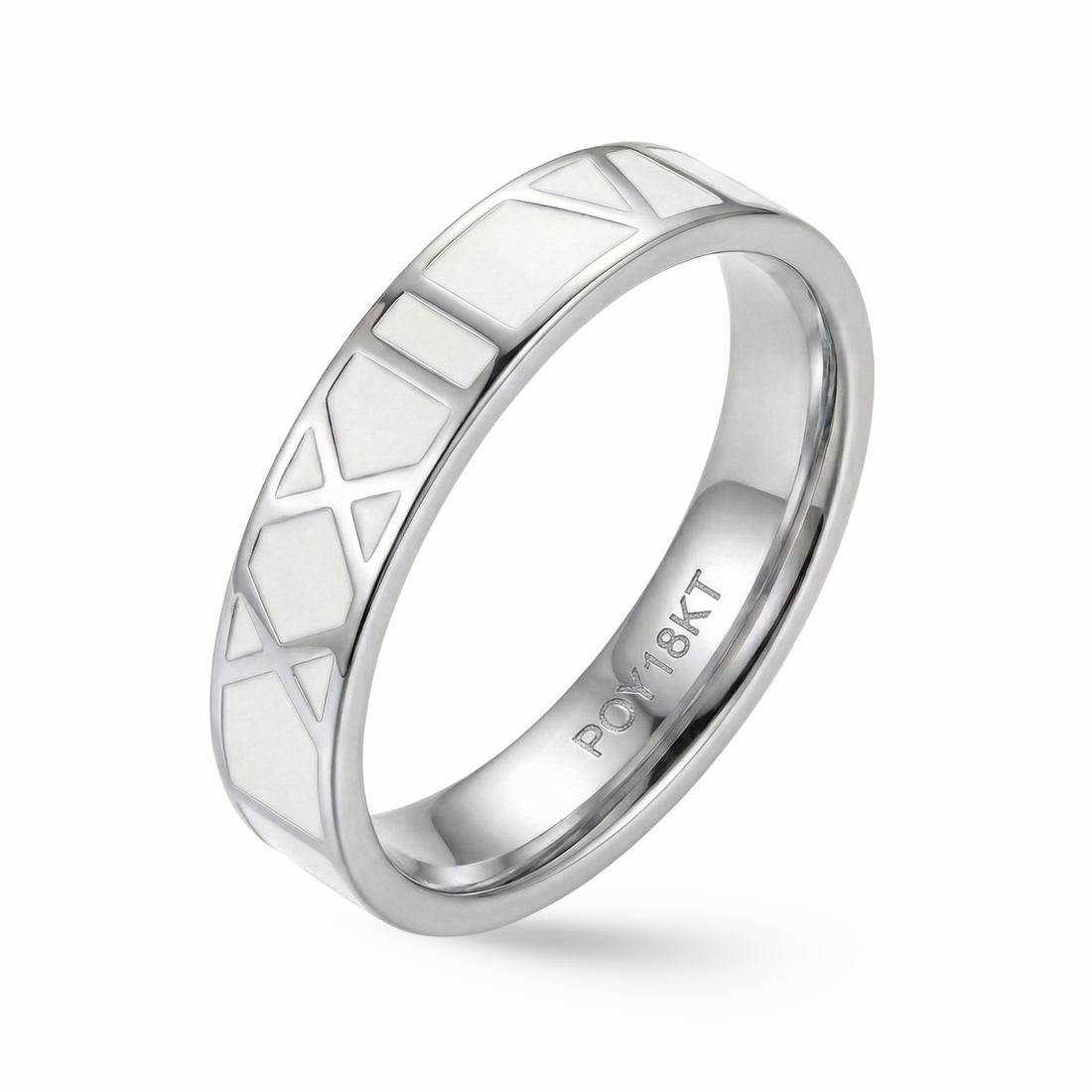 Zeeana Roman Number Date Ring