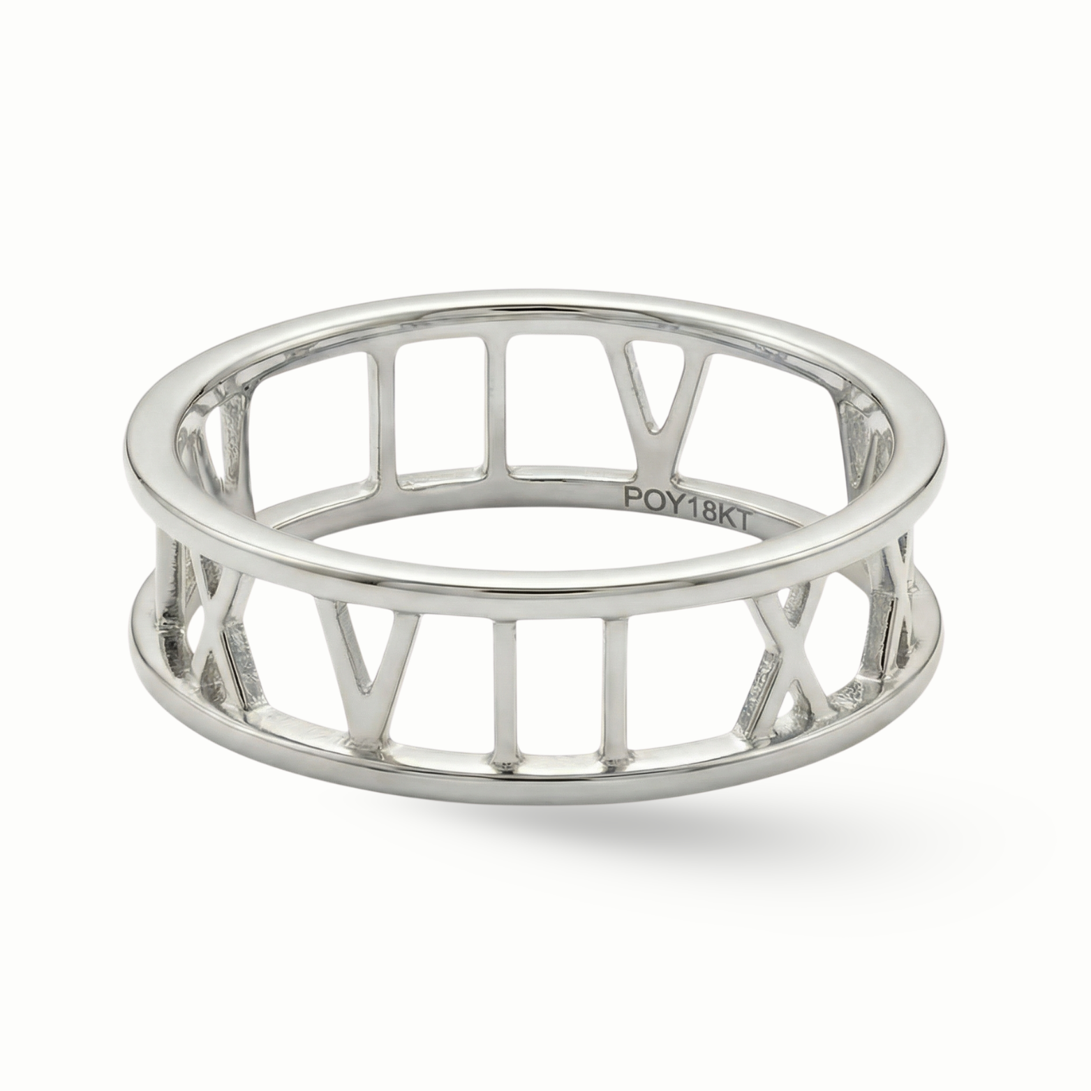 Zeeana Roman Number Date Ring