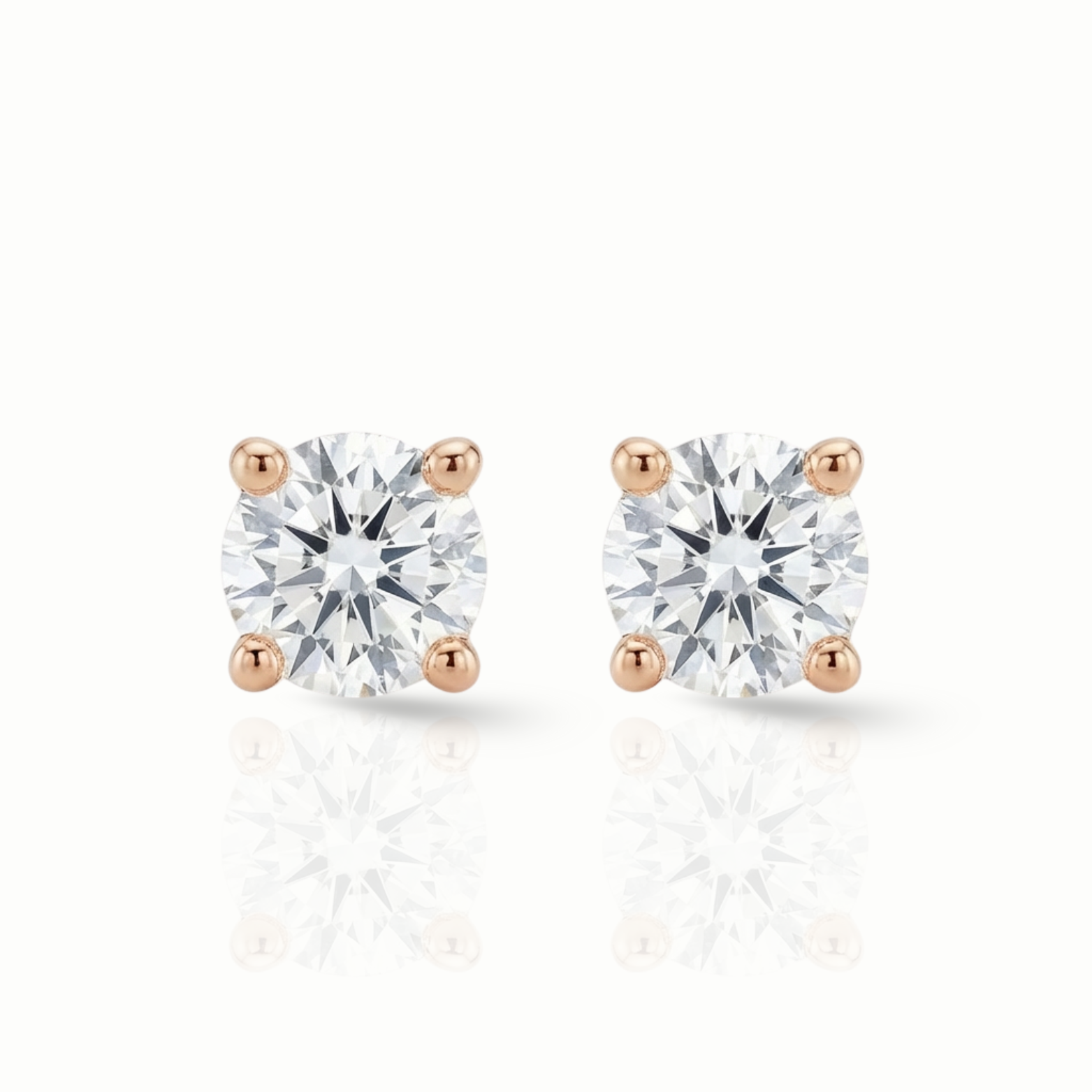 Timeless essentials Solitaire Earrings