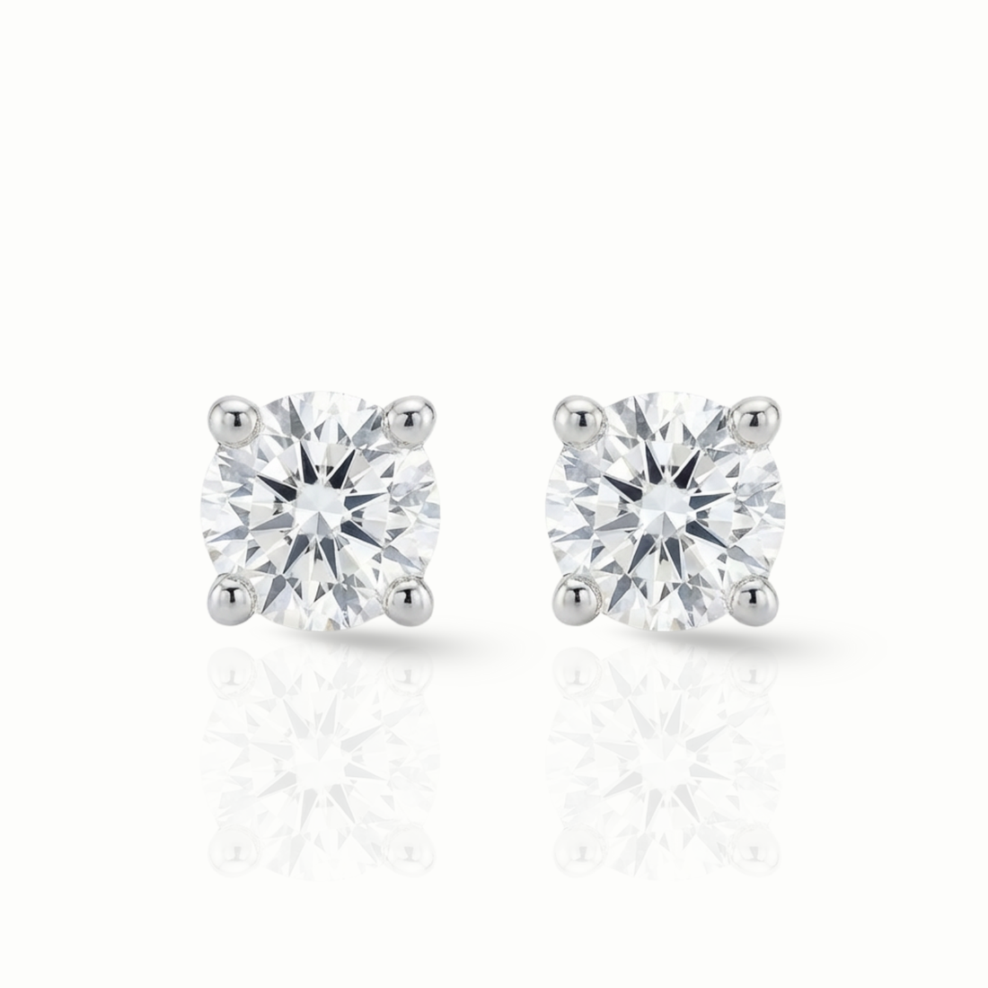 Timeless essentials Solitaire Earrings