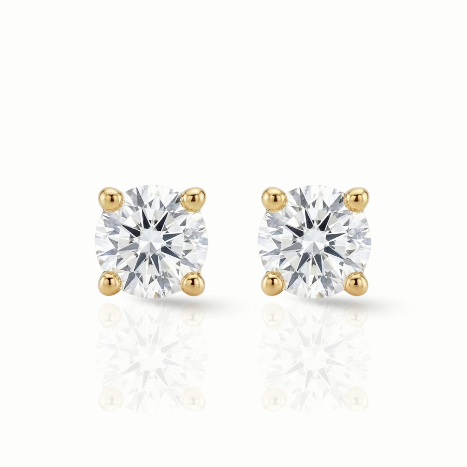 Timeless essentials Solitaire Earrings