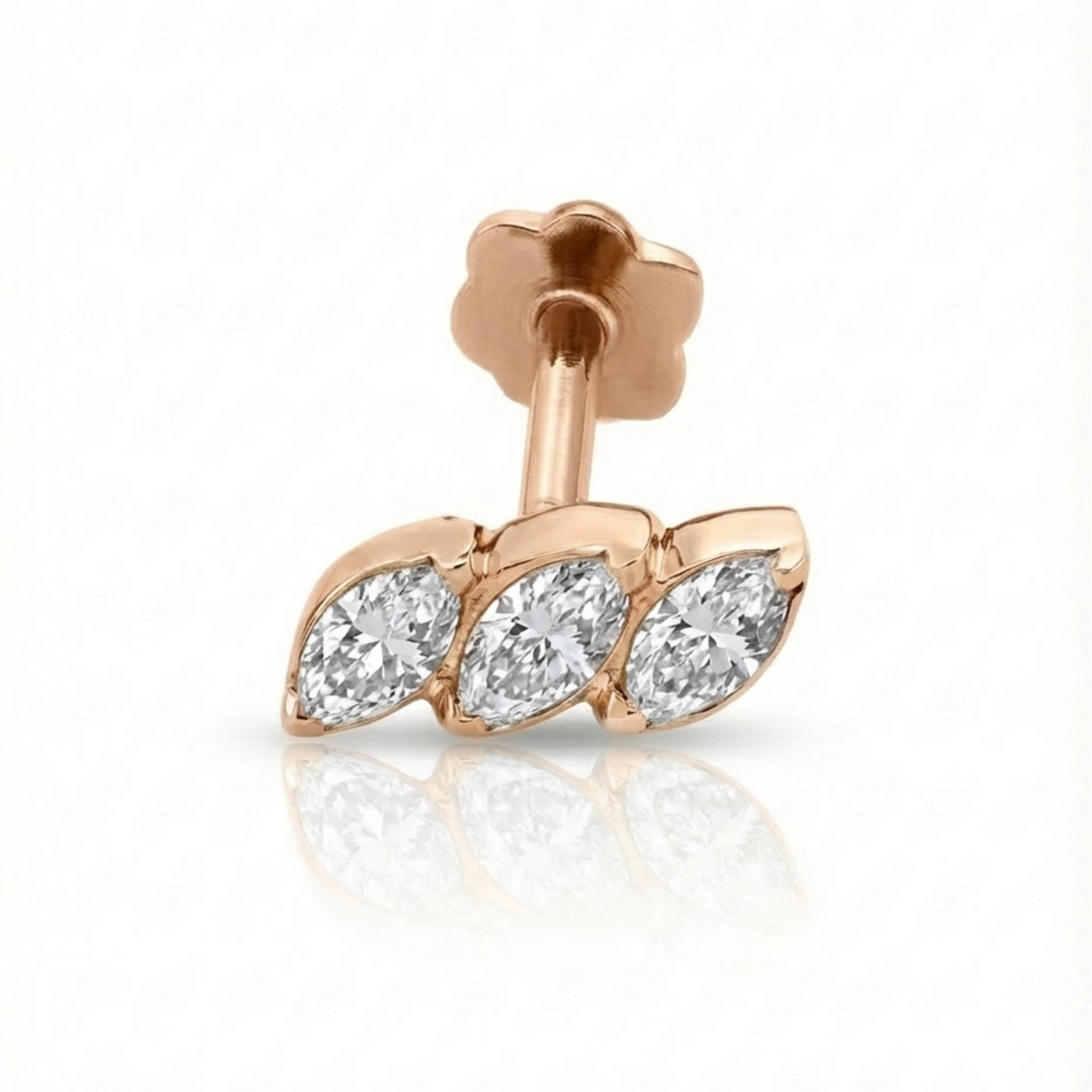 Timeless essentials Three Marquise Earring