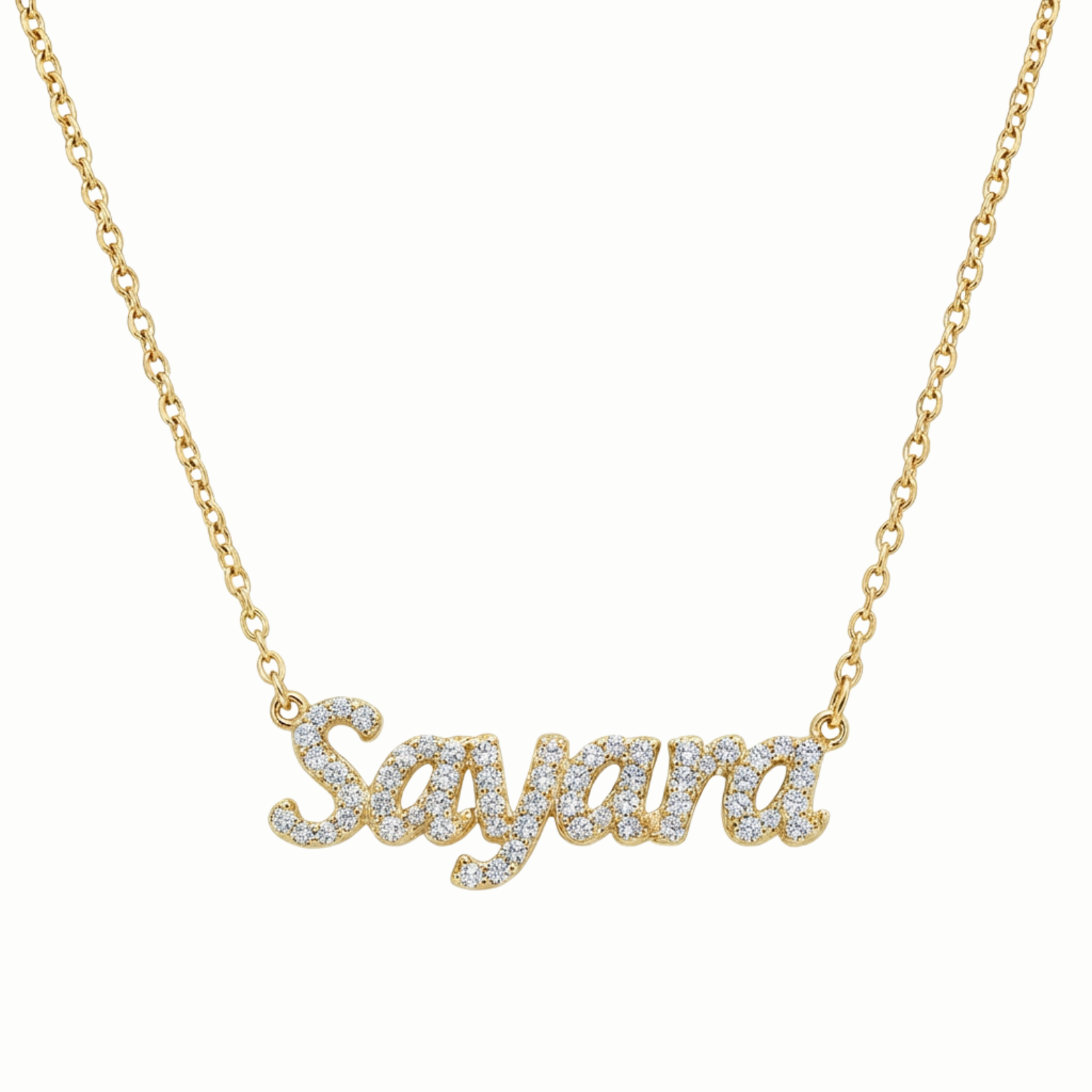 Tiny Treasures Diamond Name Necklace