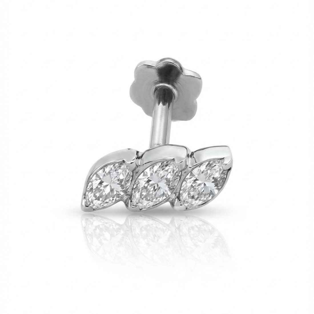 Timeless essentials Three Marquise Earring