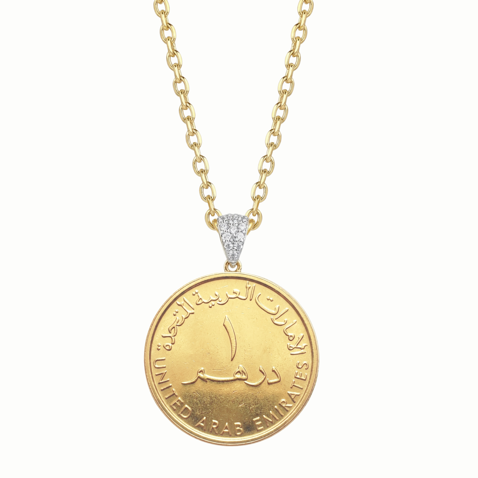 Roots Dirham Coin Necklace