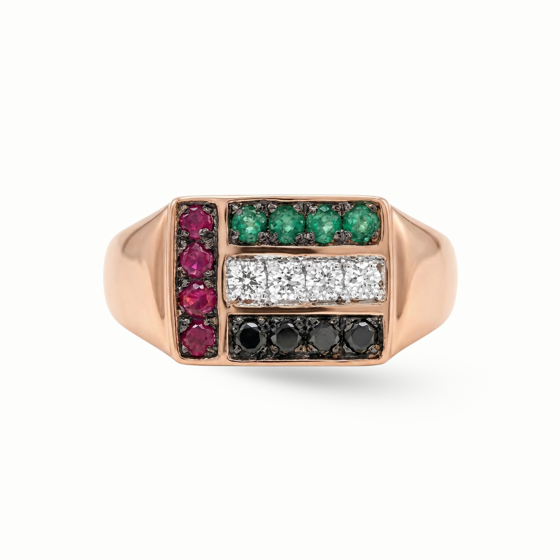 United Arab Emirates Gemstone Statement Ring