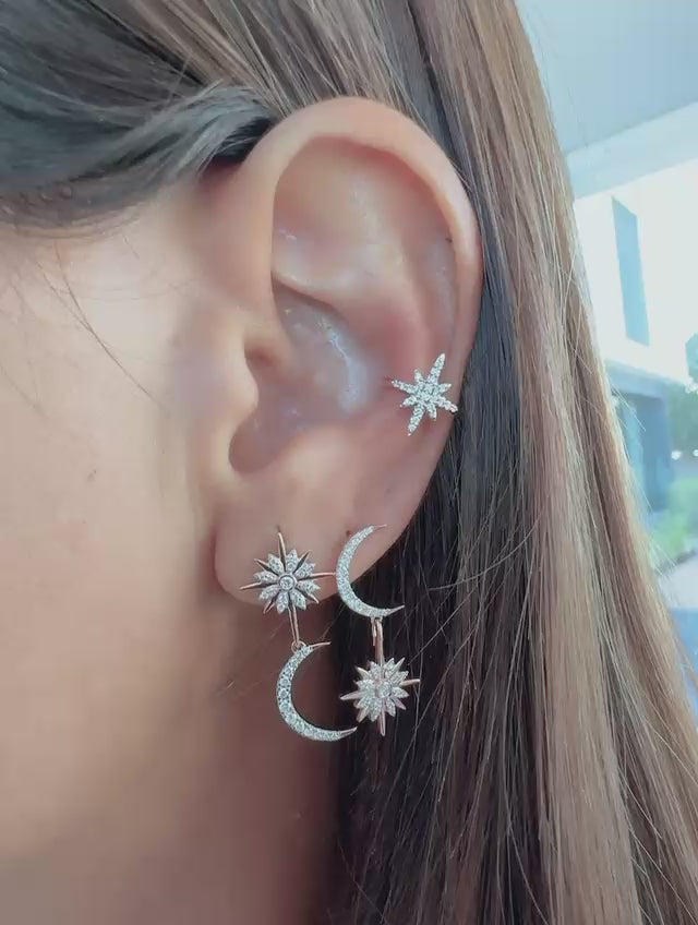 Timeless essentials StarBurst Detachable Earrings