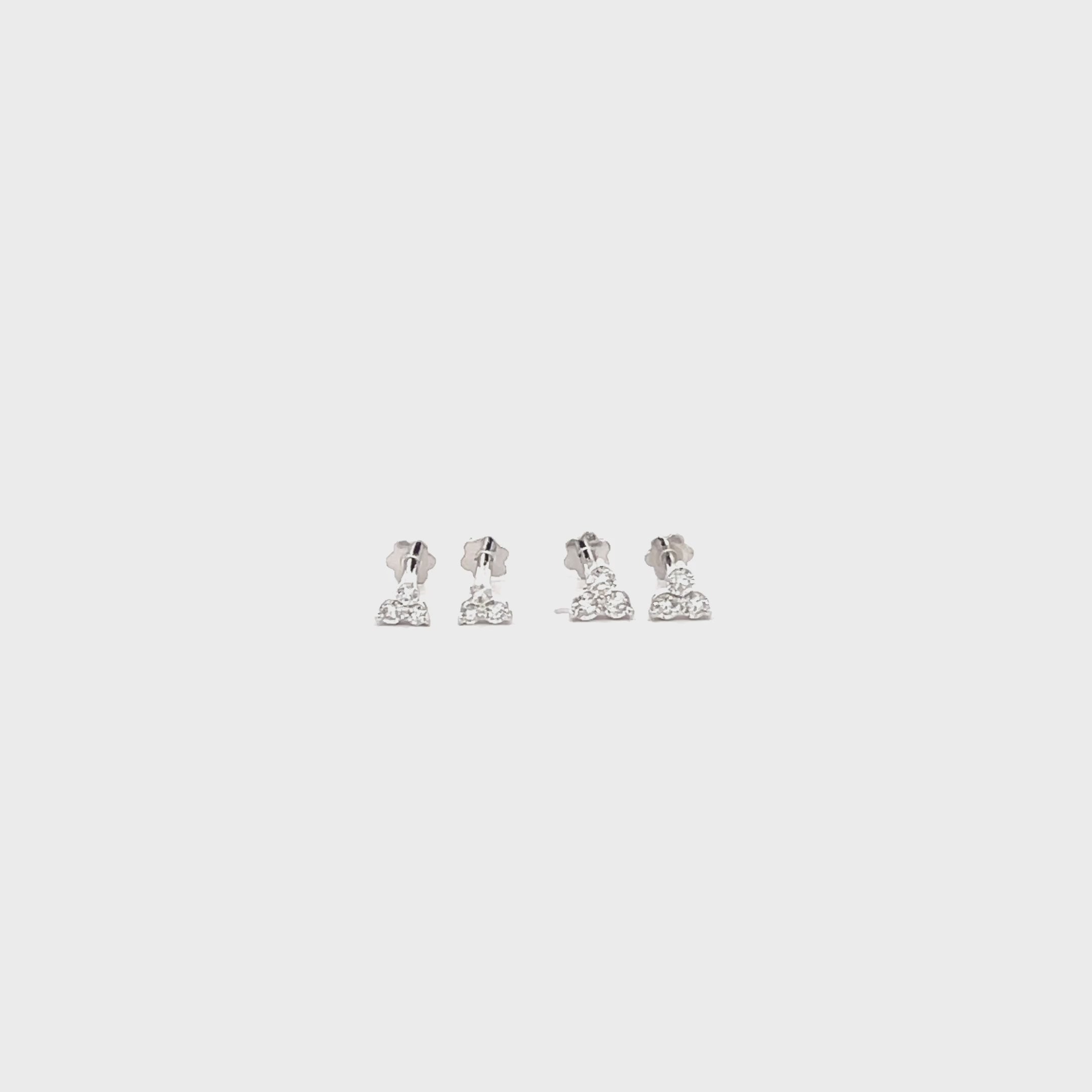 Timeless essentials Trilogy Ear Studs