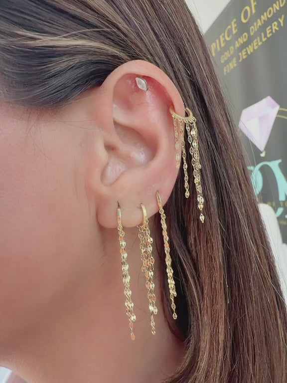 Dancing Gold Earrings