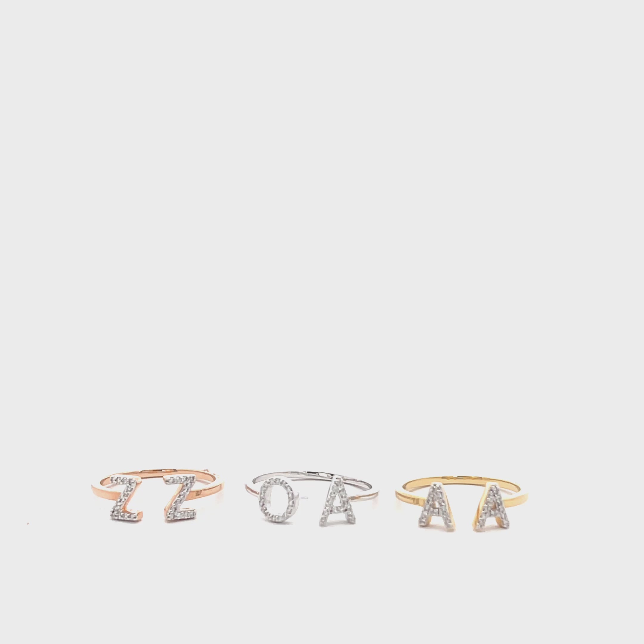 Amara Two Alphabets Ring