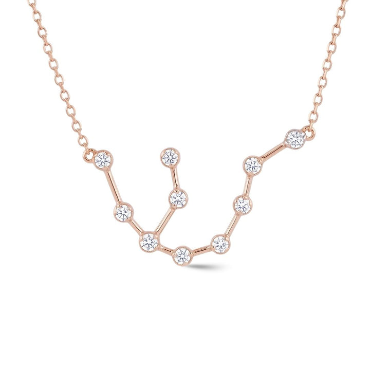 Zodiac Constellation Diamond Necklace