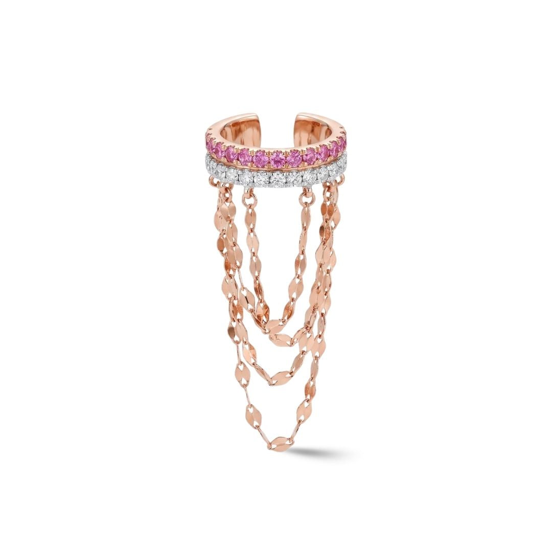 Heartfall Diamond Earcuff