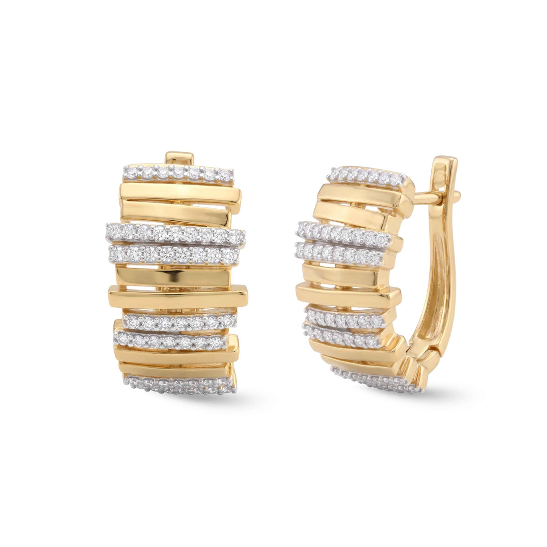 Dubai Skyline Diamond Earrings