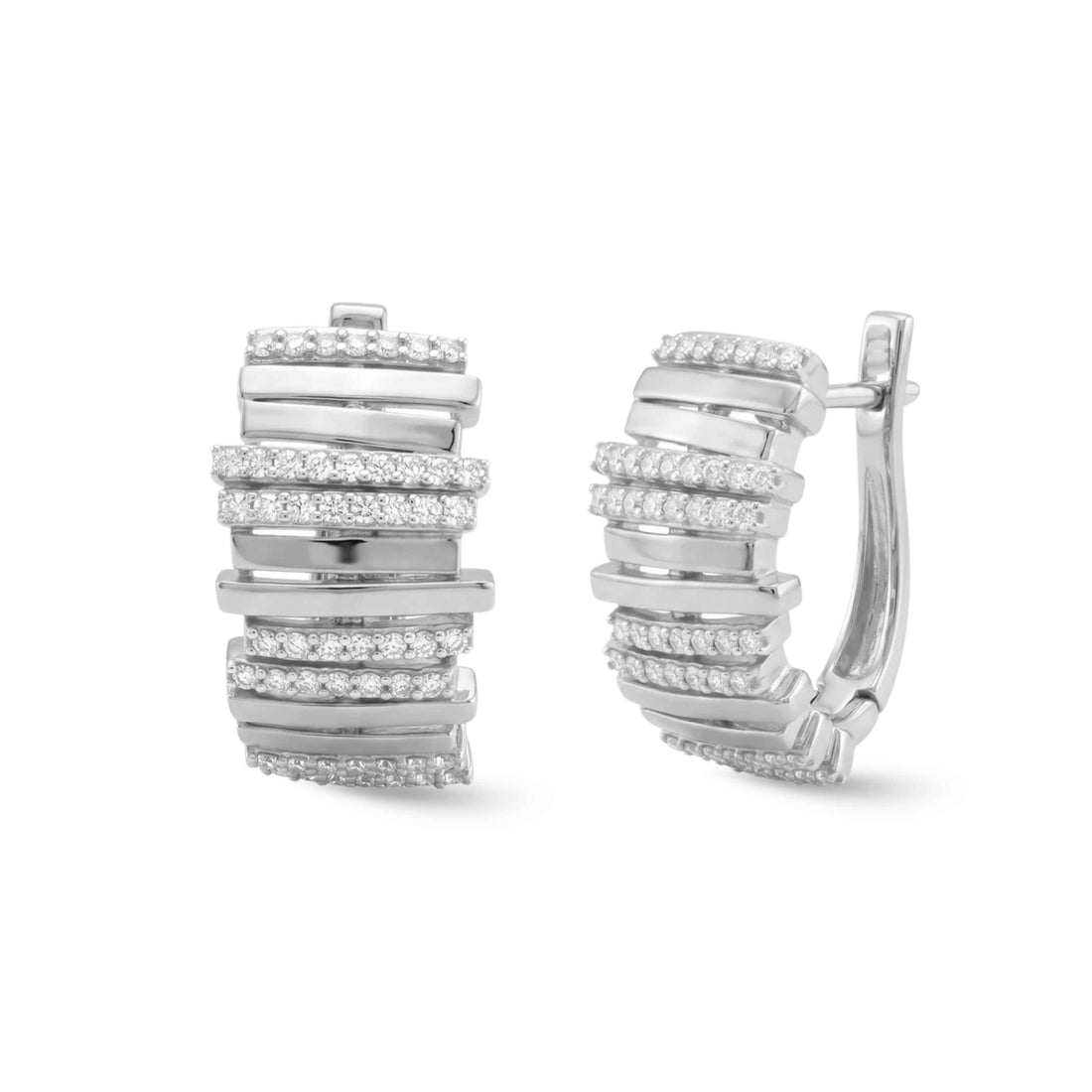 Dubai Skyline Diamond Earrings