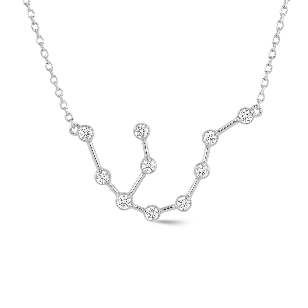 Zodiac Constellation Diamond Necklace