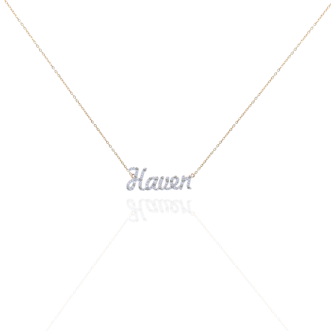 Zeeana Birthstone Diamond Necklace