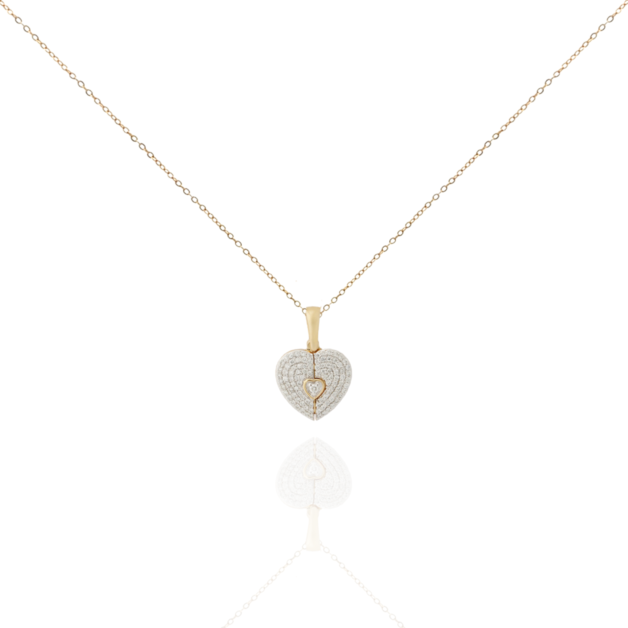 Luxury edit Openable Heart Necklace