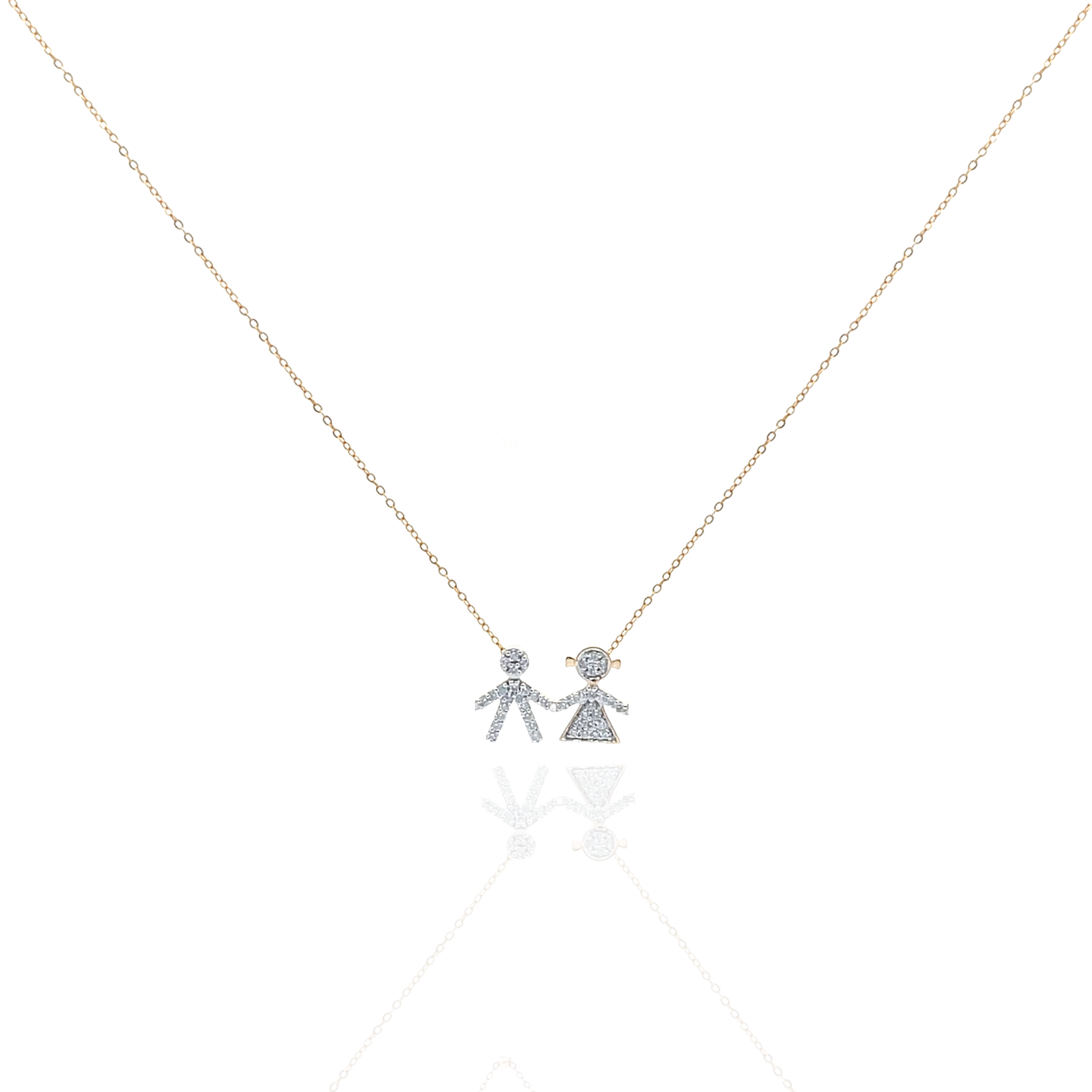 Zeeana Children's Diamond Necklace