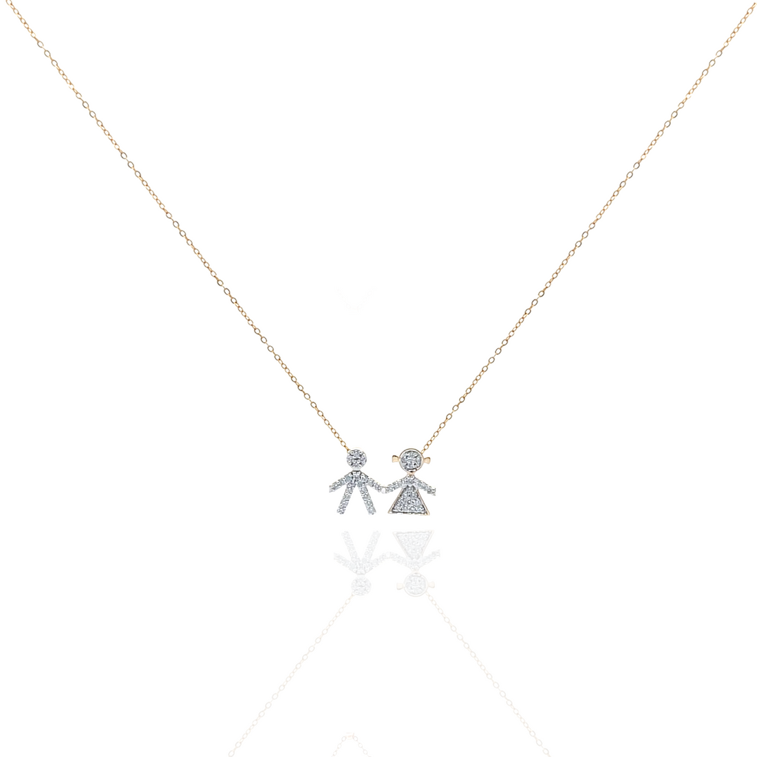 Zeeana Children's Diamond Necklace