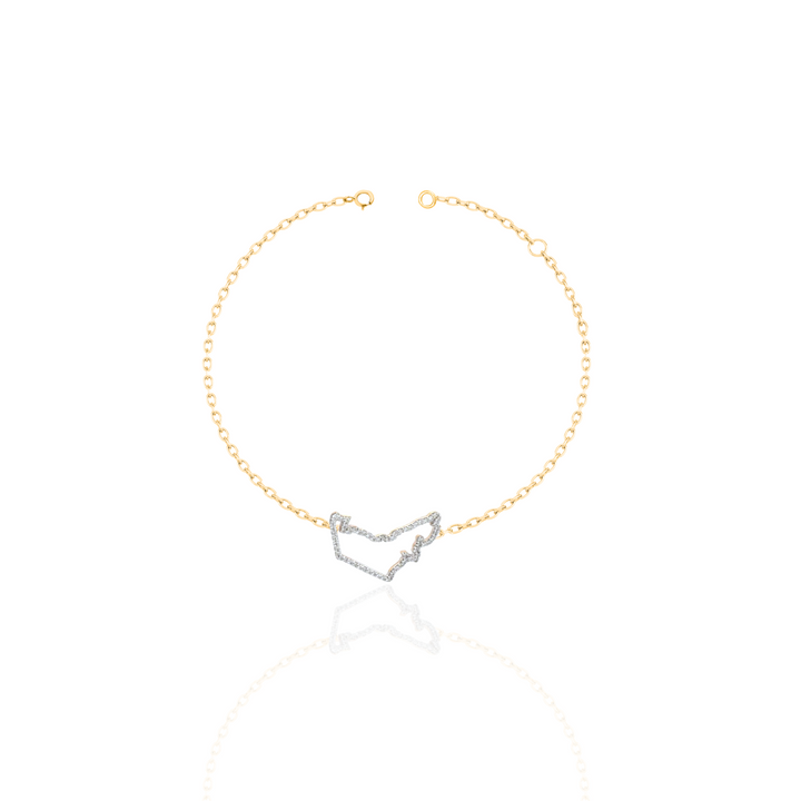 Roots Maps Bracelet