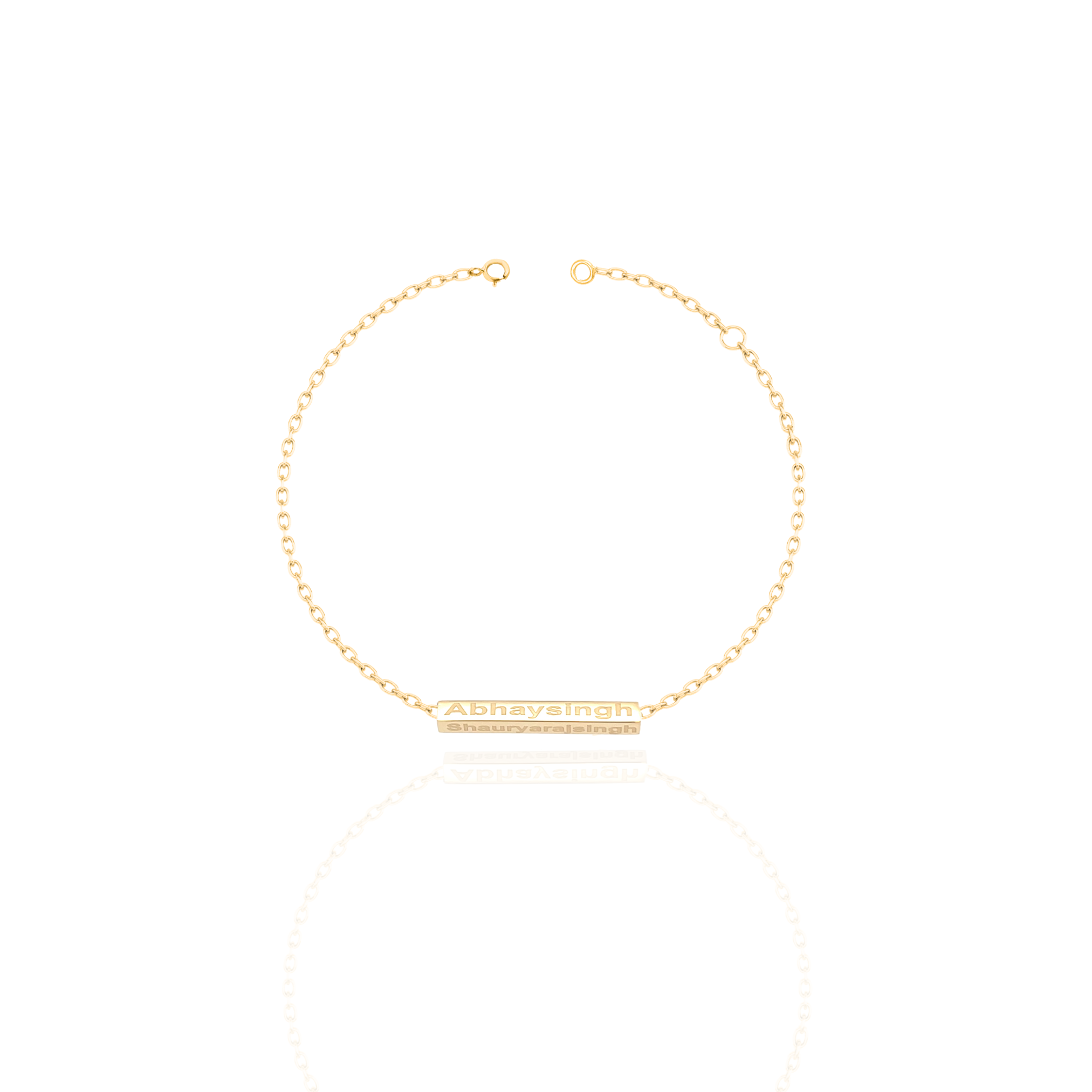 Zeeana 3D Bar Bracelet