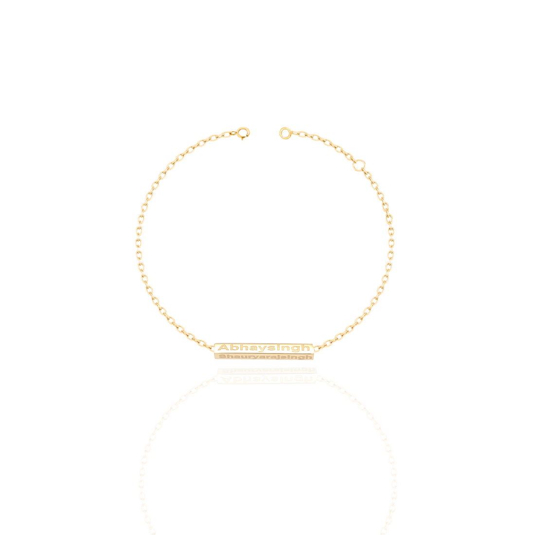 Zeeana 3D Bar Bracelet