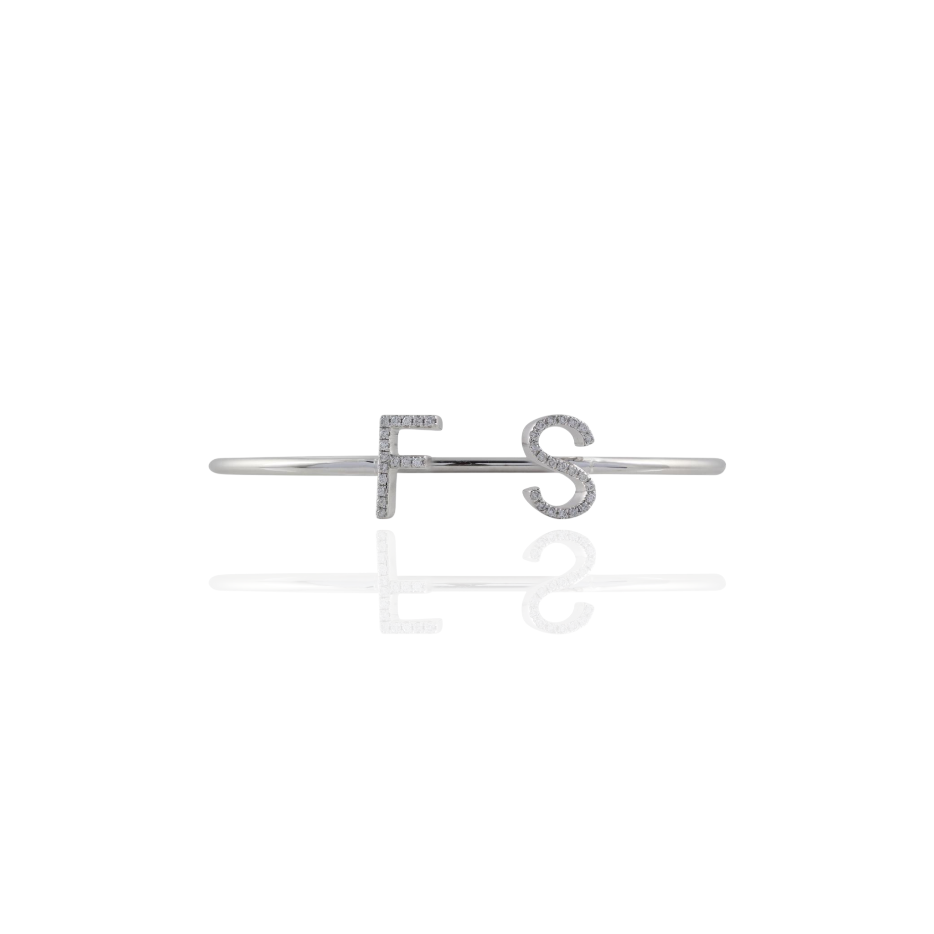 Amara Two Alphabets Bangle