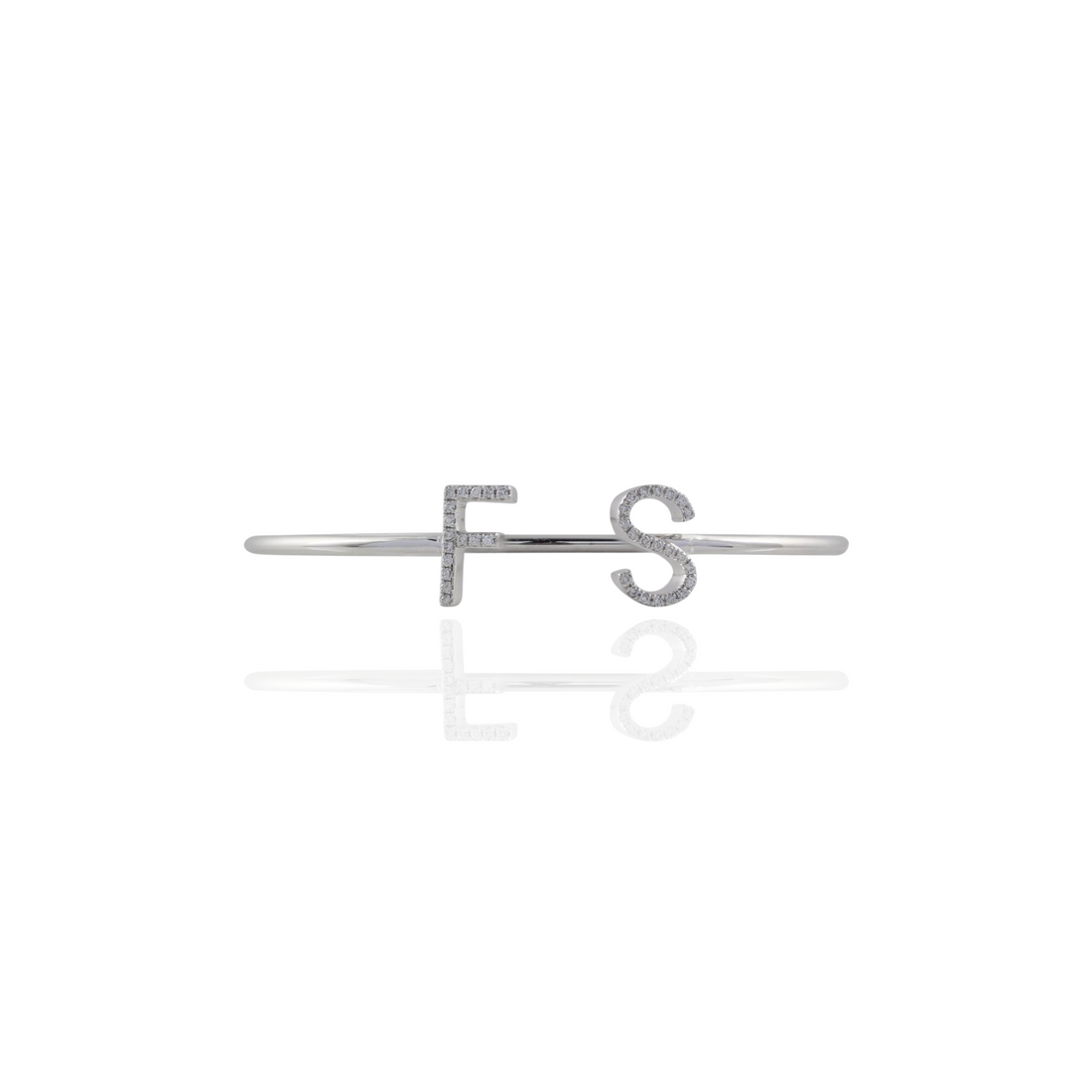 Amara Two Alphabets Bangle